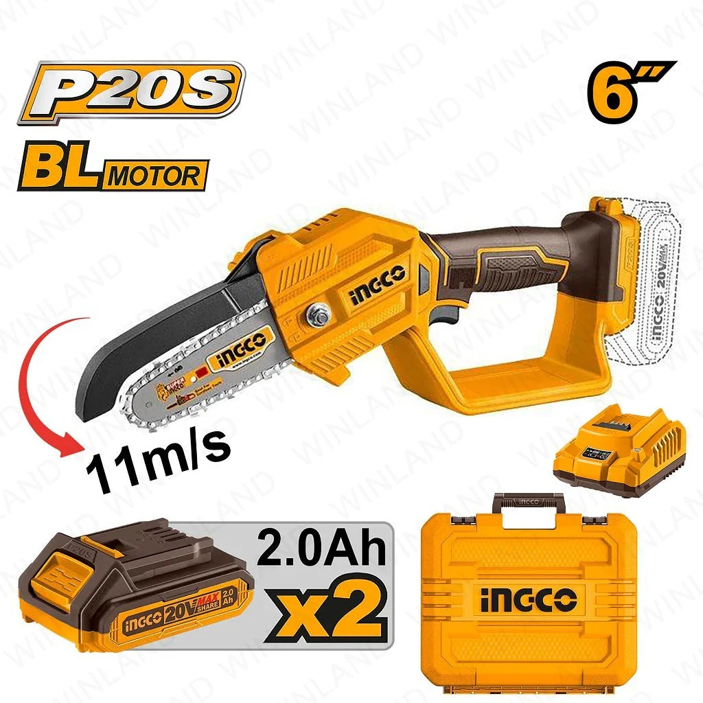 P20S/20V Lithium-Ion Cordless Pruner Saw Brushless Motor CGSLI20688 | CGSLI20689 ING-COR - Image 2