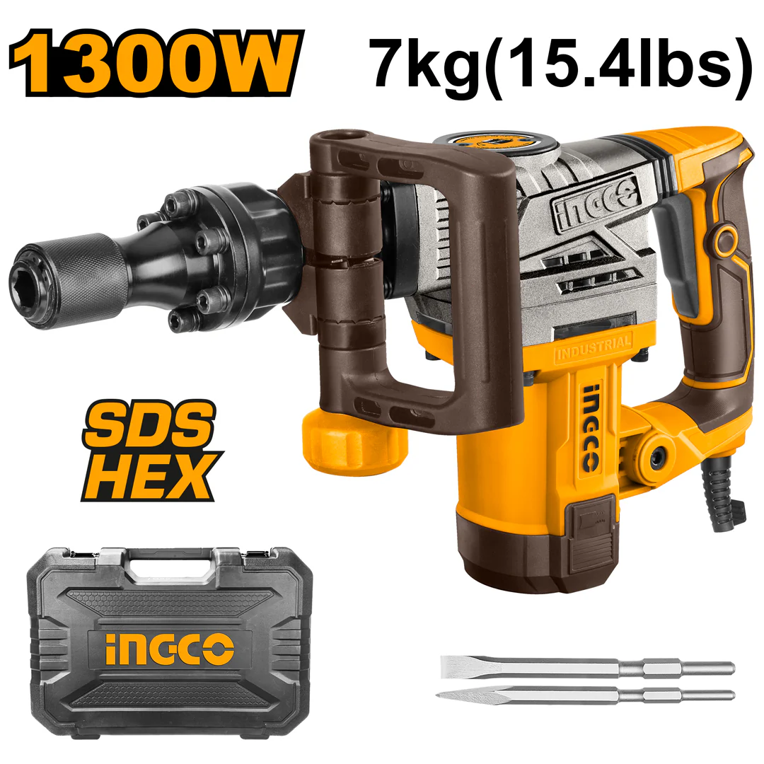 Industrial Demolition Breaker Hammer 1300W PDB130018 ING-PT