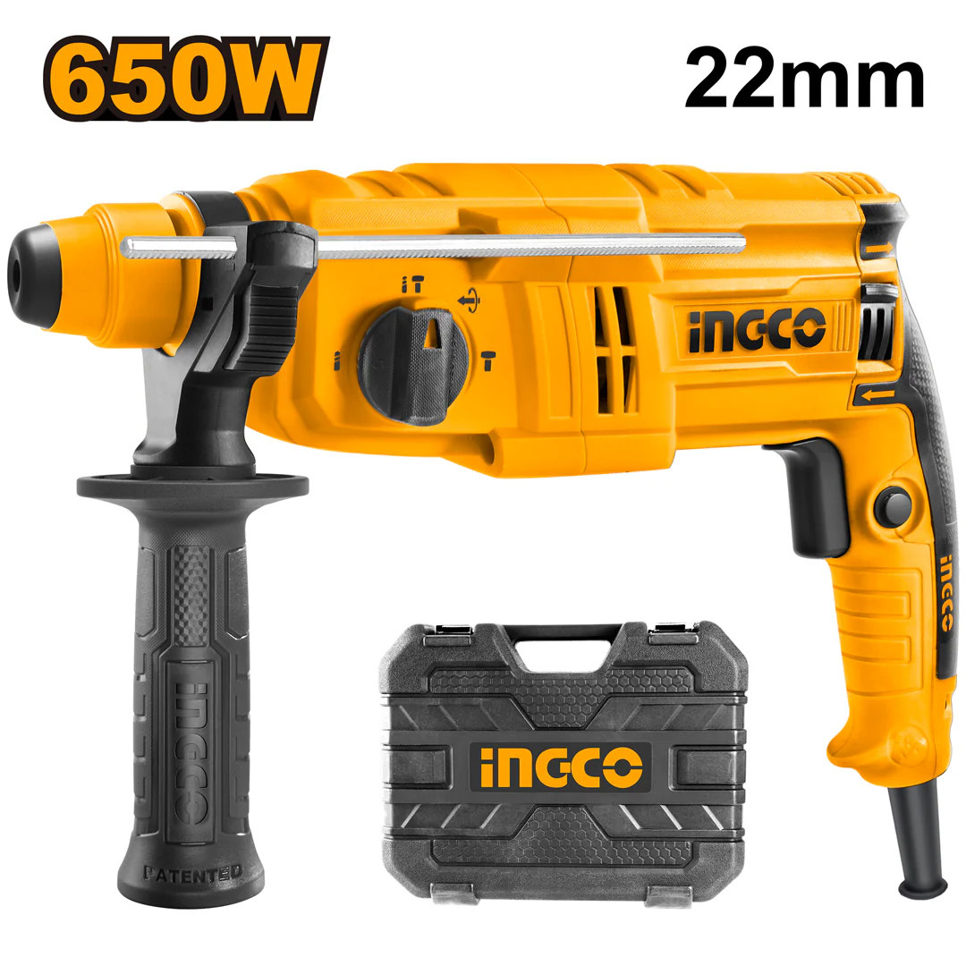 Rotary Drill Hammer SDS Plus Chuck System 650W RGH6528 ING-PT