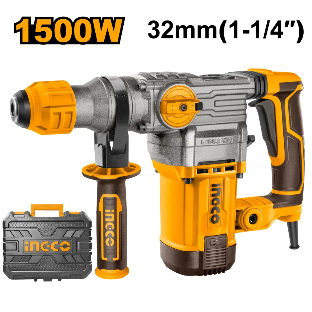 Rotary Hammer Drill Chisel Concrete Metal & Wood Work for Home & Industrial ING-PT - Image 2
