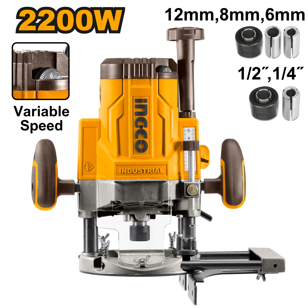 Industrial Electric Router 2200W RT22008 ING-PT